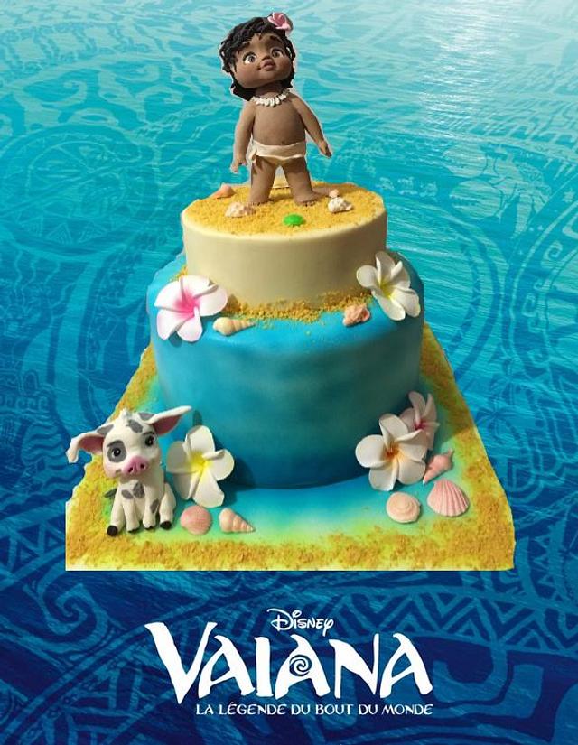 Vaiana Cake By Magaliques Cakesdecor