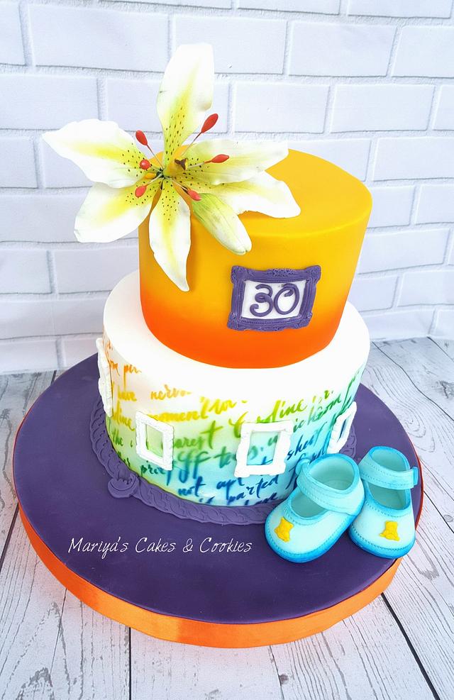 Cake for 30 th birthday