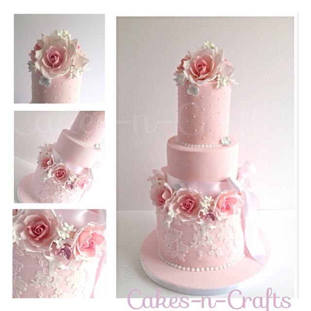 Wedding cake in a day! - Decorated Cake by June milne - CakesDecor