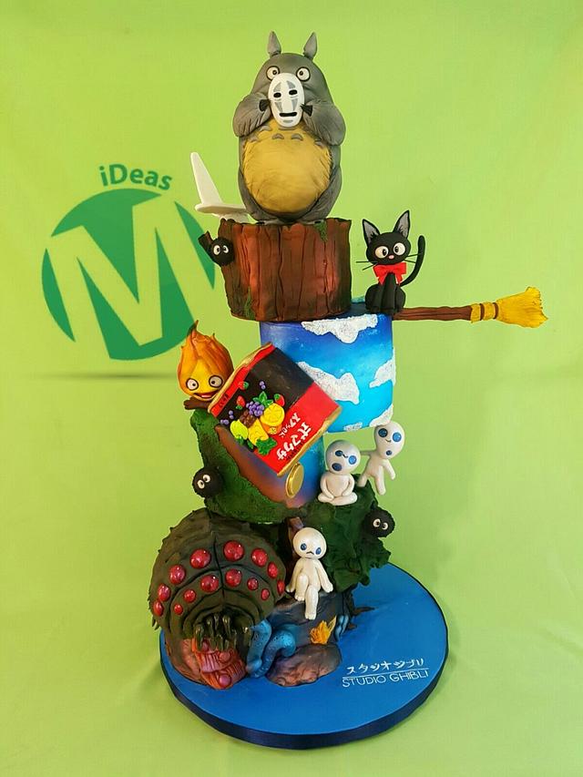 Ghibli Mix Studio Ghibli Cake Collaboration Cake By Cakesdecor