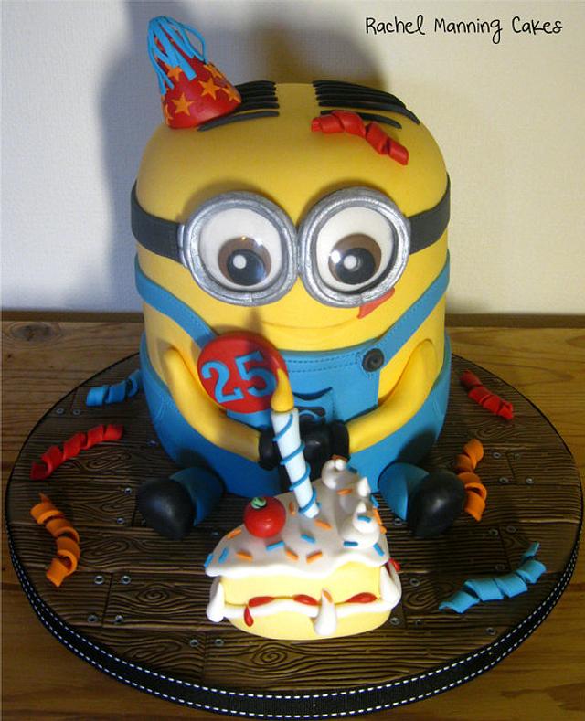 Dave Minion Despicable Me Cake - Decorated Cake By Rachel - Cakesdecor