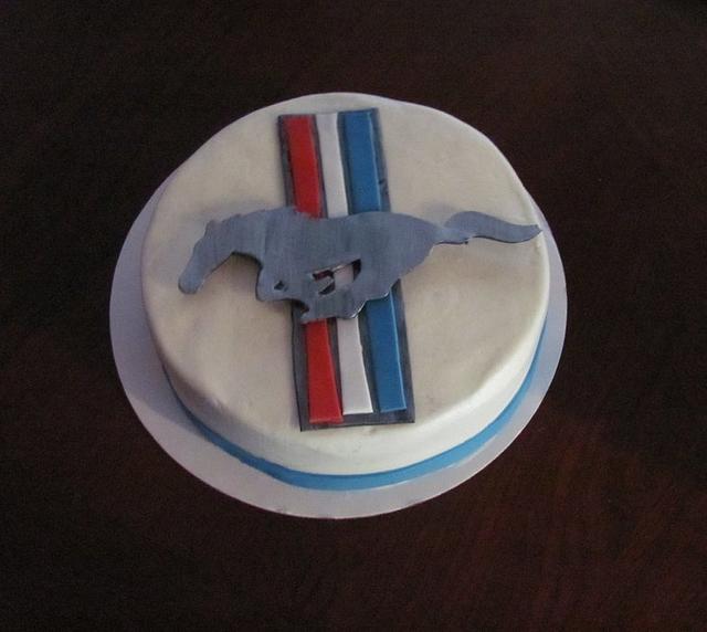 Mustang birthday cake