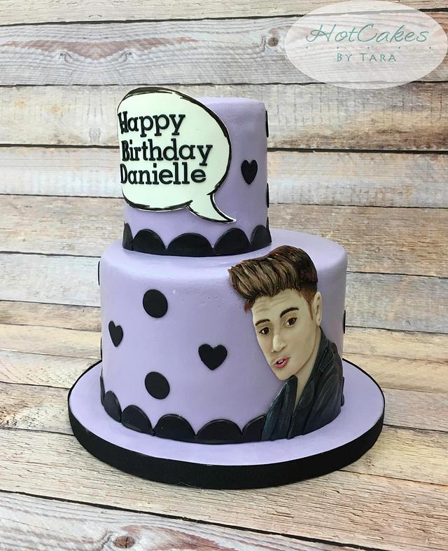 Bieber Birthday - Decorated Cake by HotCakes by Tara - CakesDecor
