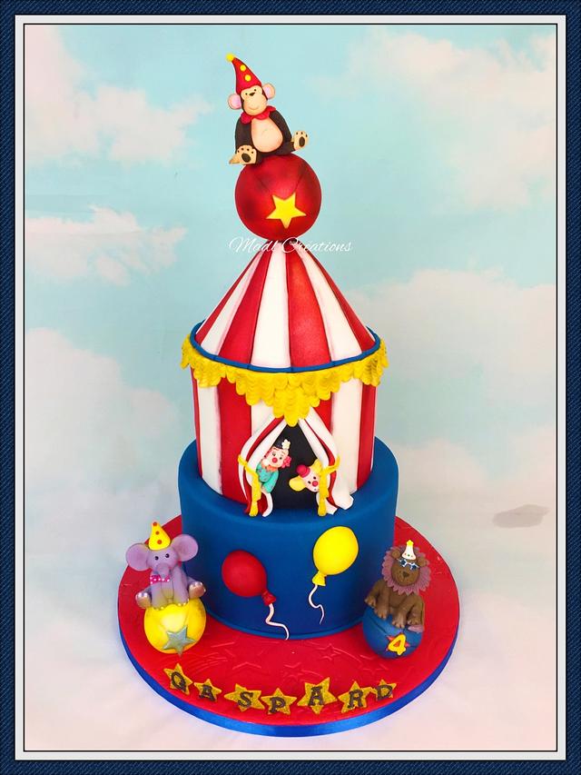 Circus Cake By Madl Cr Ations Decorated Cake By Cindy CakesDecor   Vdaly2qtbzaqbjvmnbl9 