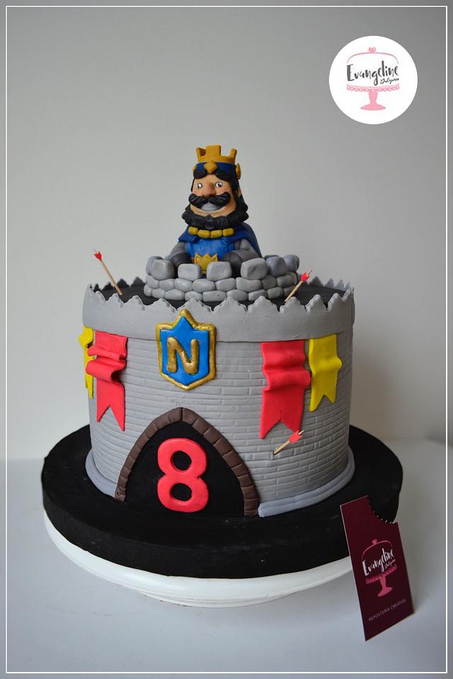 Clash Royal Cake Castle Cake By Evangeline Cakes Cakesdecor