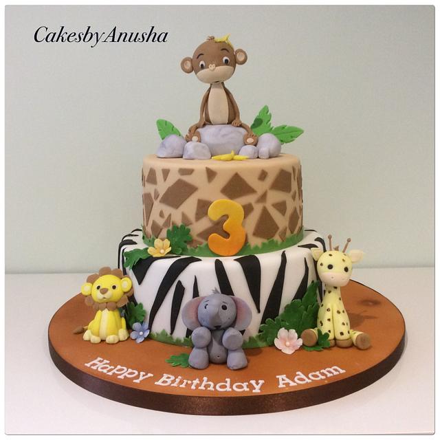 Monkey - Decorated Cake by CakesbyAnusha - CakesDecor