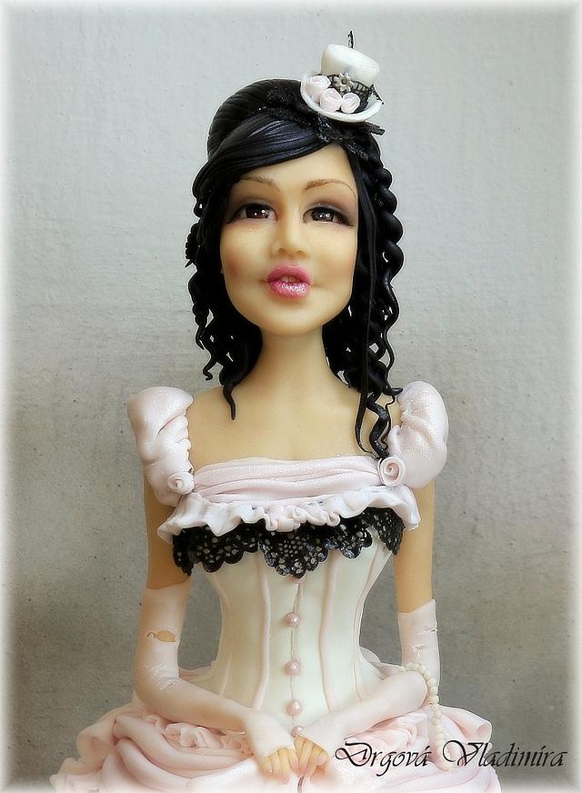 steampunk bride - Decorated Cake by Vlaďka - CakesDecor