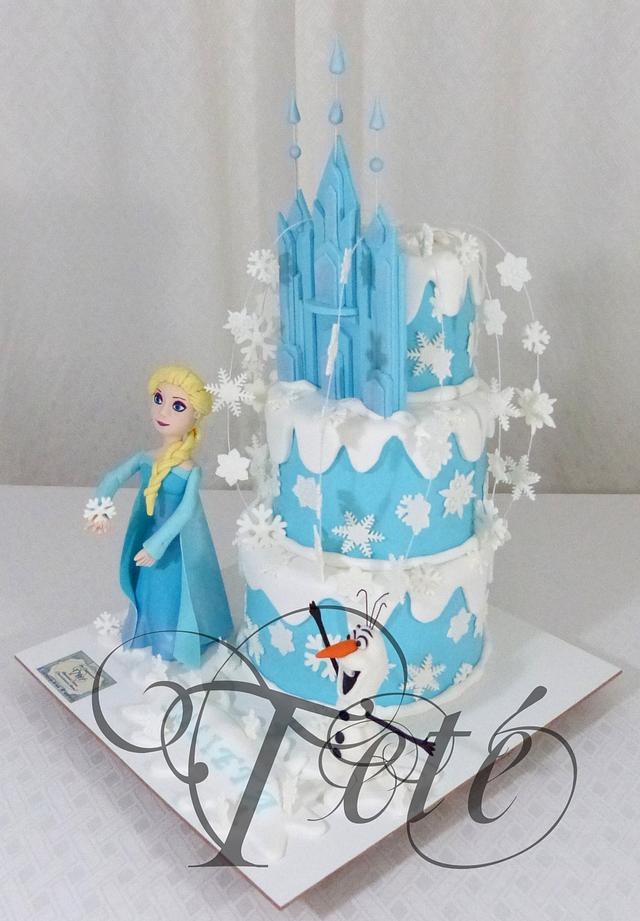 ELSA & OLAF - Cake by Teté Cakes Design - CakesDecor