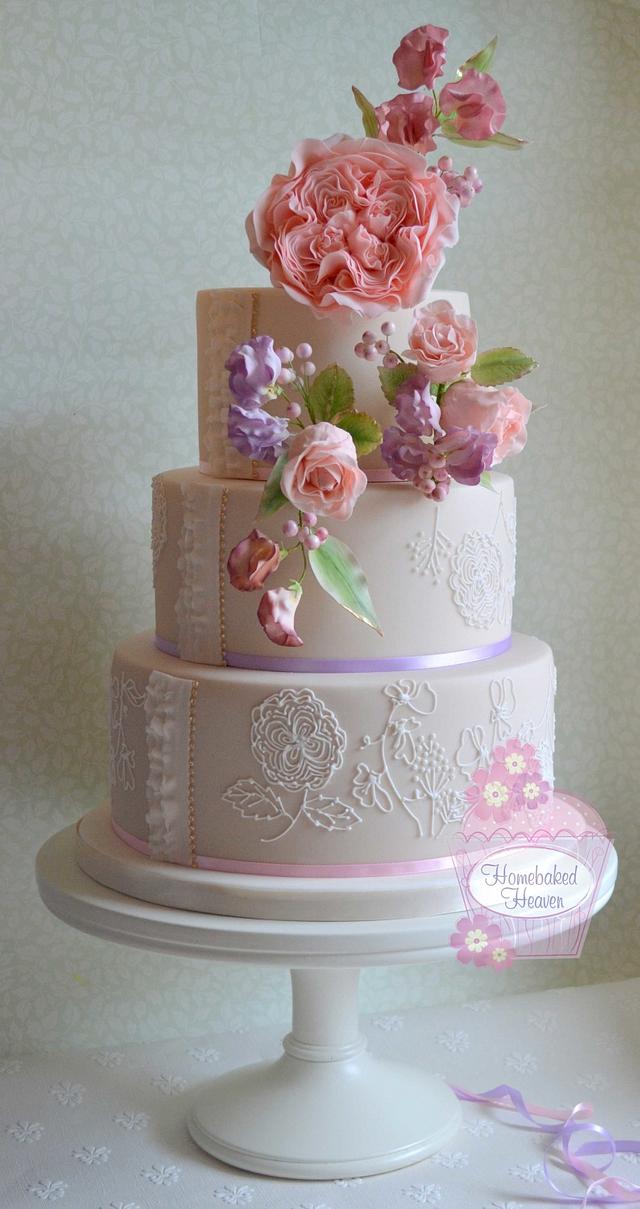 Blush - Decorated Cake by Amanda Earl Cake Design - CakesDecor
