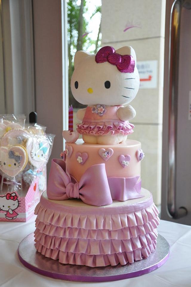 Hello Kitty Cake & Cookies - Cake by Svetlana Petrova - CakesDecor