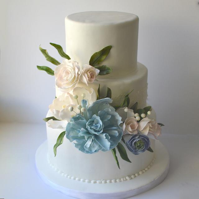 Spring Wedding Cake - Decorated Cake by Tammy Youngerwood - CakesDecor