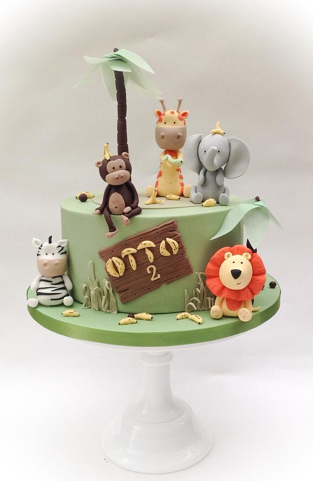 Safari - Decorated Cake by Samantha's Cake Design - CakesDecor