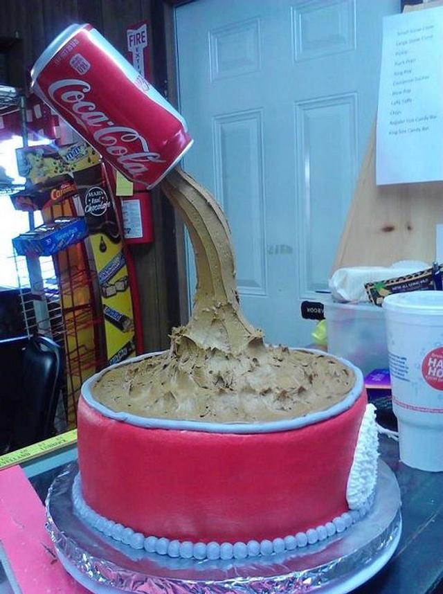 coke cake by jo's sugar shack Decorated Cake by thomas CakesDecor