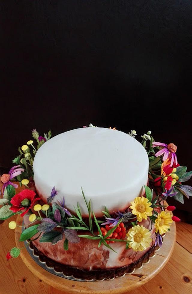Medicinal herbal Cake by babkaKatka CakesDecor