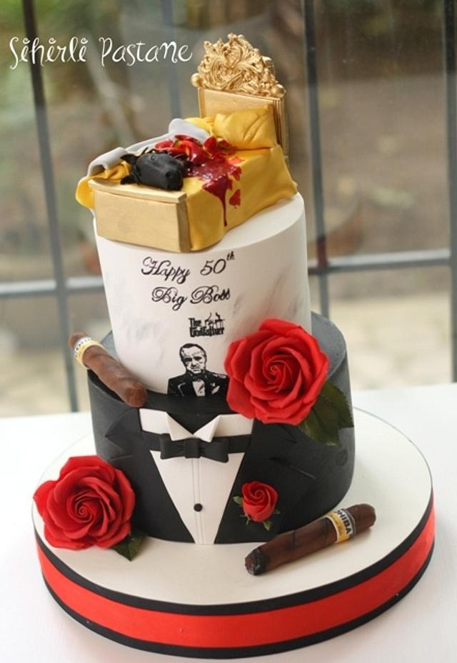 Godfather Cake Decorated Cake By Sihirli Pastane Cakesdecor