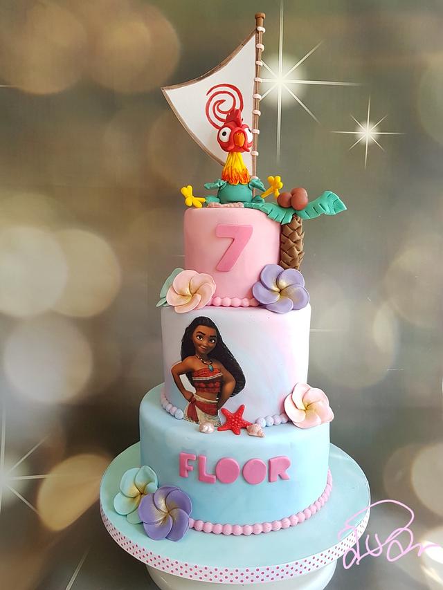 Moana cake - Cake by Anneke van Dam - CakesDecor