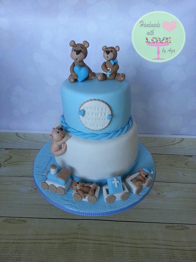 My first Christening cake:) - Decorated Cake by Aga - CakesDecor