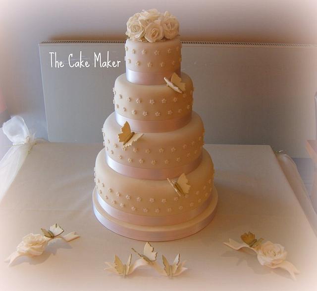 Alex n Paul's wedding cake