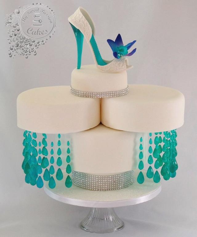 Modern Cinderella Wedding Cake