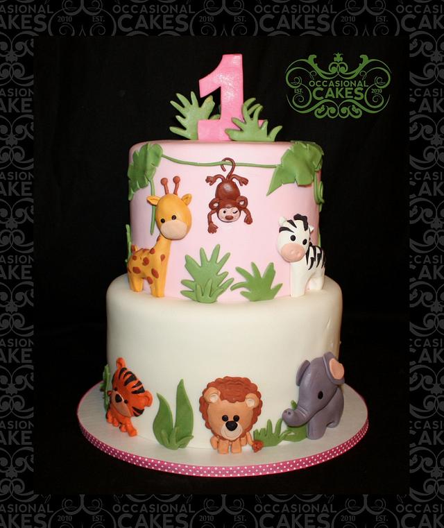 Zoo Safari Animal Cake Topper Jungle Theme Cake Decor kids Party Baby  Shower | eBay