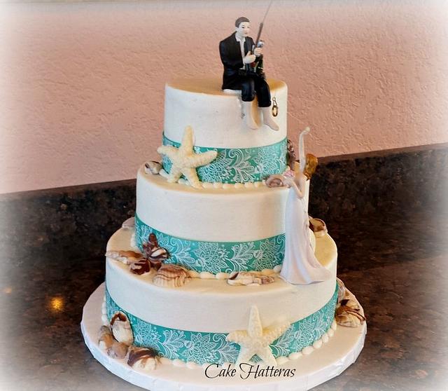 She's Hooked! - Decorated Cake by Donna Tokazowski- Cake - CakesDecor