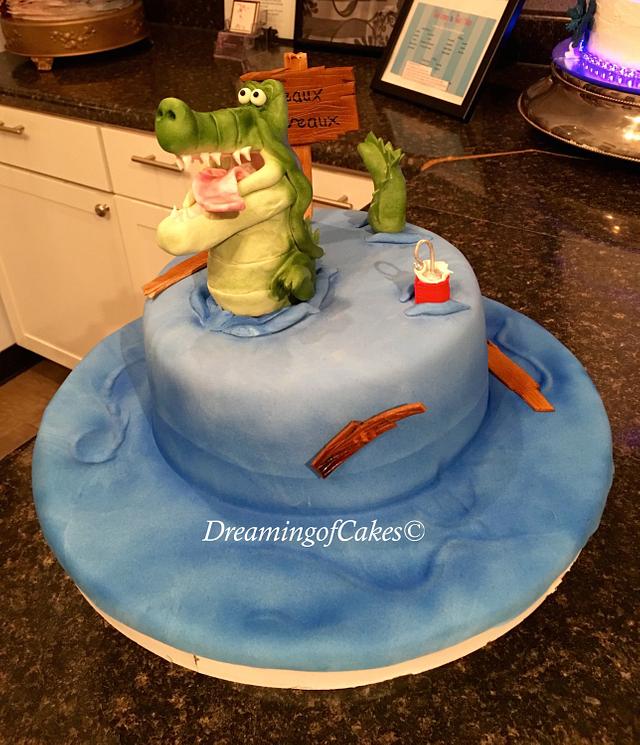 Crocodile Party Birthday Cake Topper | Alligator Topper – Sunshine Parties