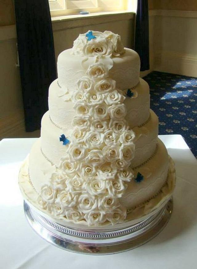 Cascade Decorated Cake by Rosanna Hill CakesDecor