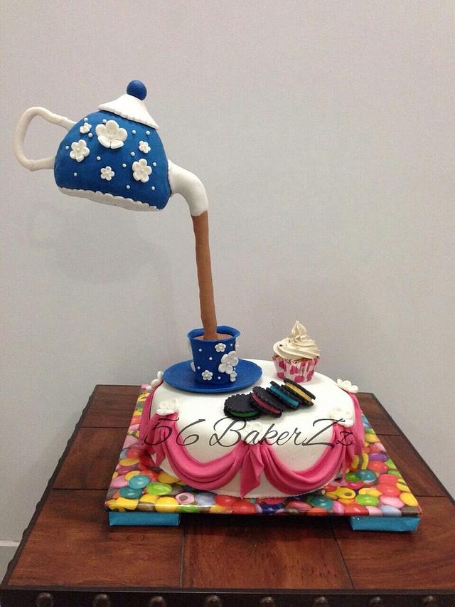 Gravity Defying Cake - Decorated Cake By 56BakerZz - CakesDecor