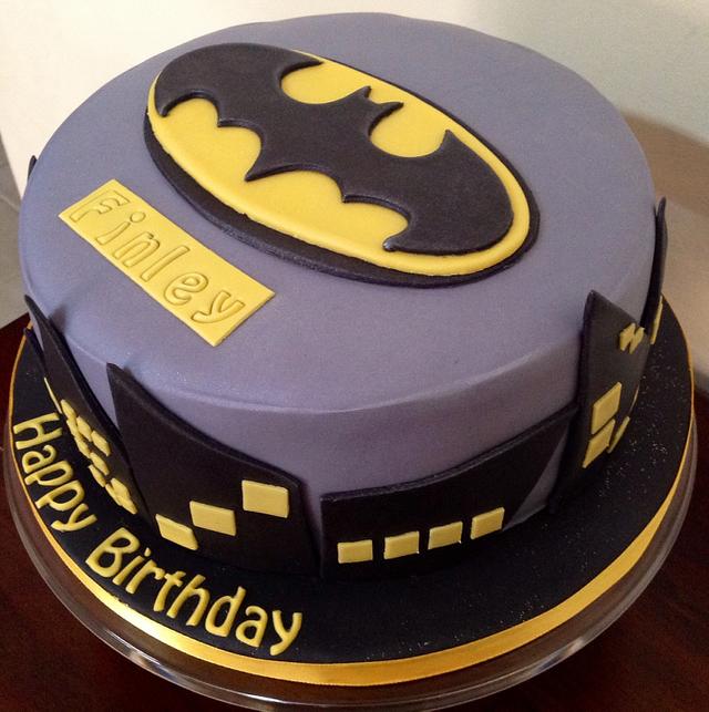 5th Birthday Batman Cake & Cookies - Decorated Cake by - CakesDecor