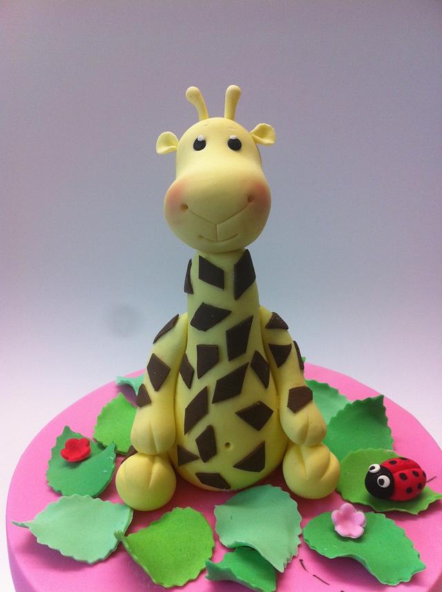 Happy Giraffe Birthday Cake - Decorated Cake by - CakesDecor