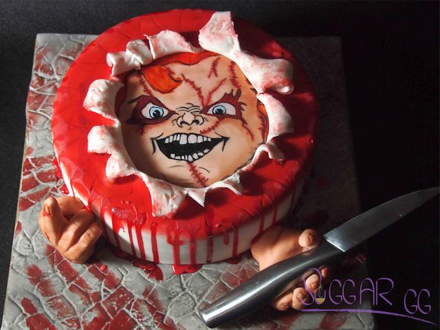 Horror Night Scary Friends Chucky Michael Myers Jason Freddy Penny Wis –  Cakecery
