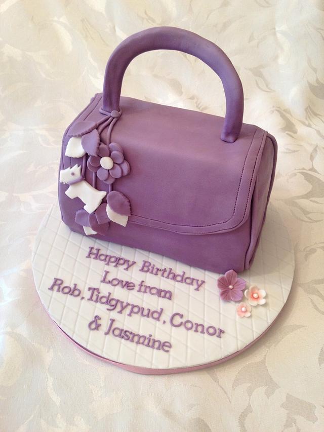 Handbag Cake Decorated Cake by Caron Eveleigh CakesDecor