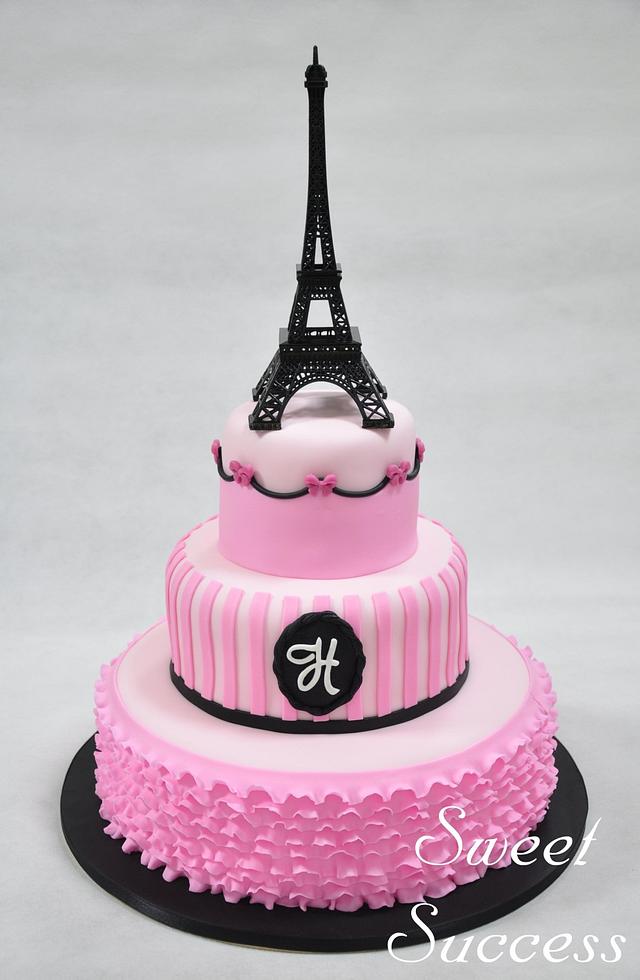 Paris Cake - Decorated Cake by Sweet Success - CakesDecor