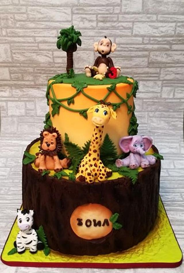 Jungle Cake - Decorated Cake By Rositsa Lipovanska - Cakesdecor