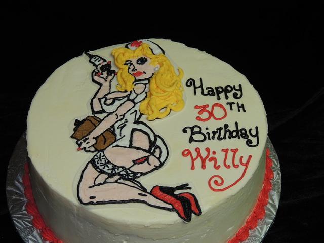 Pin Up Cake Decorated Cake By Crowning Glory Cakesdecor 