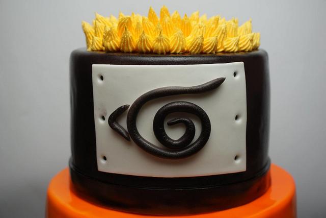 Naruto anime cake