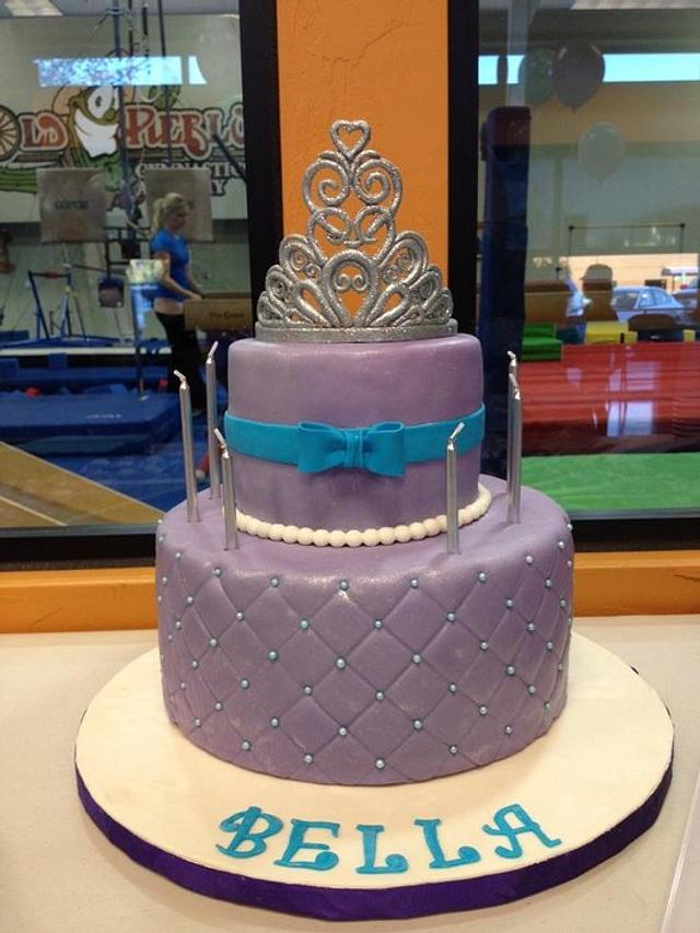 Purple Princess - Cake by Melissa Stewart - CakesDecor