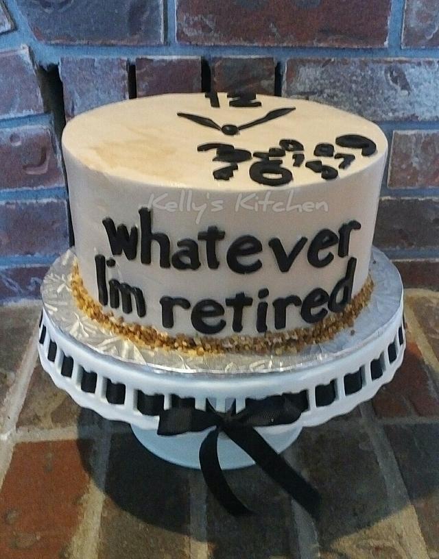 Retirement cake Decorated Cake by Kelly Stevens CakesDecor