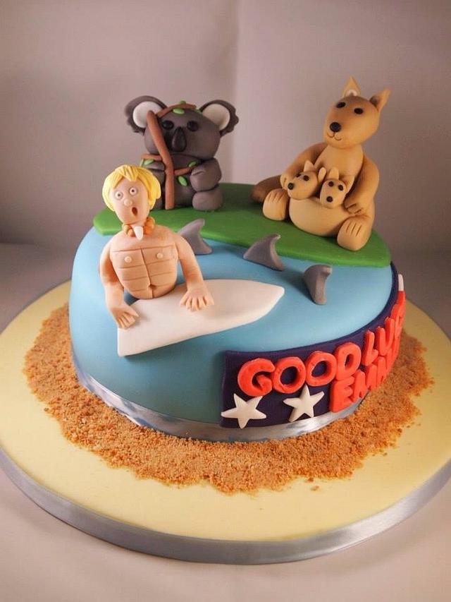 Aussie cake - Decorated Cake by Leanne - CakesDecor