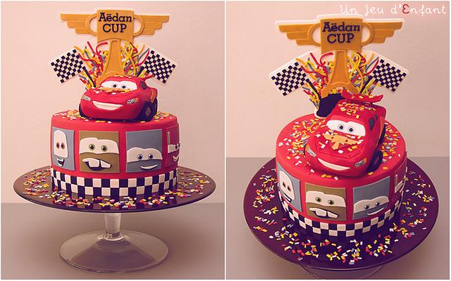 Lightning Mcqueen Win The Piston Cup Cake By Cake Revol Cakesdecor