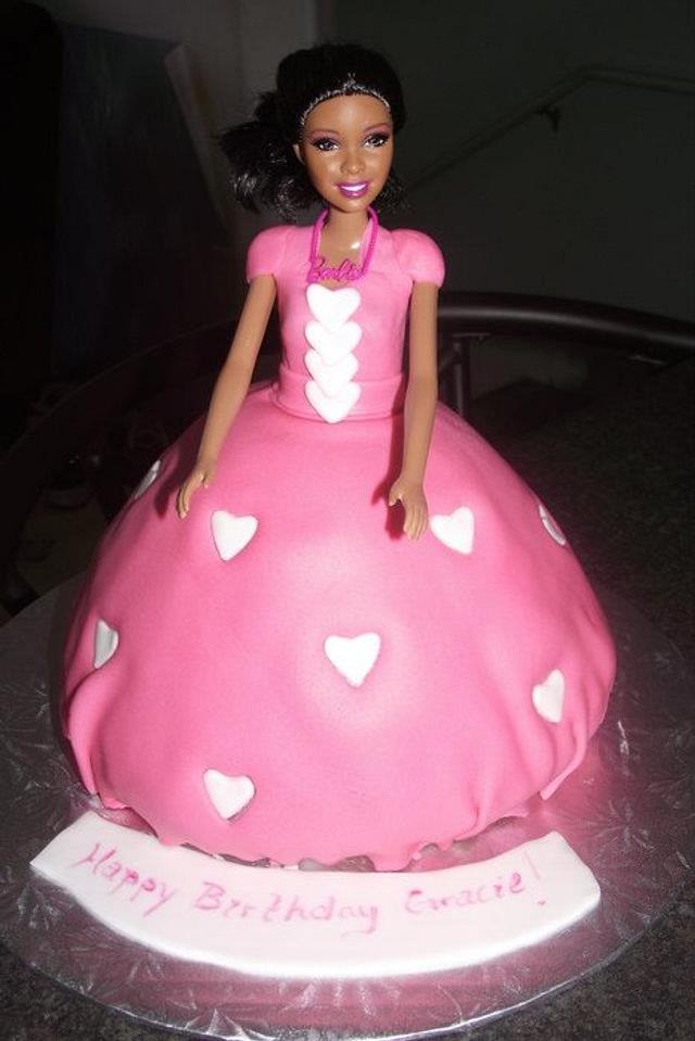 Barbie 7th Birthday - Decorated Cake by Tara MacLean - CakesDecor
