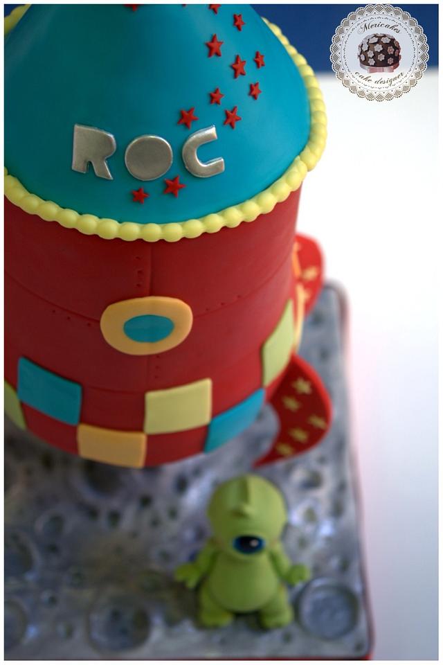 Rocket gravity cake 3D