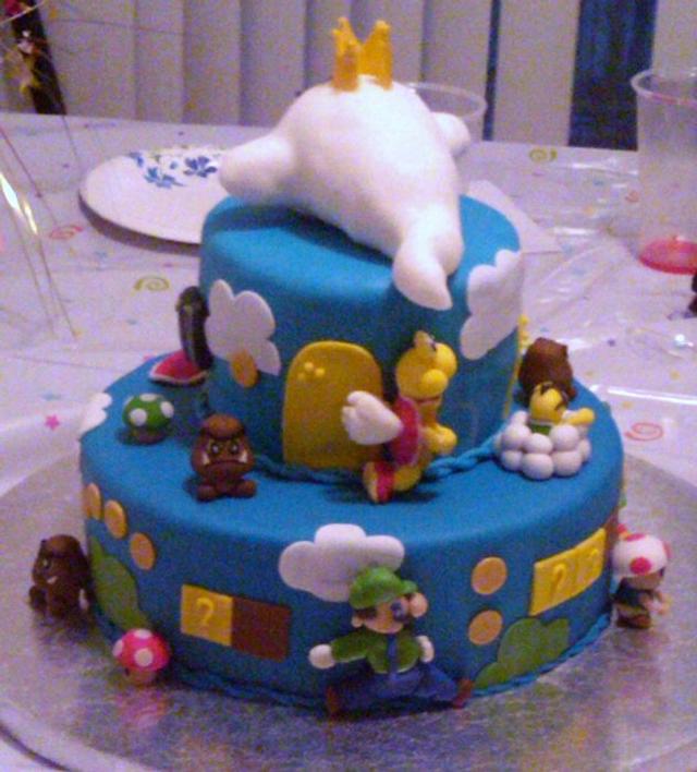 Mario Brothers cake