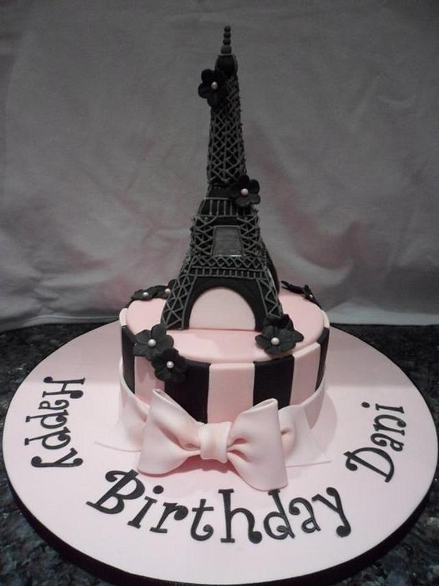 Eiffel Tower Cake.