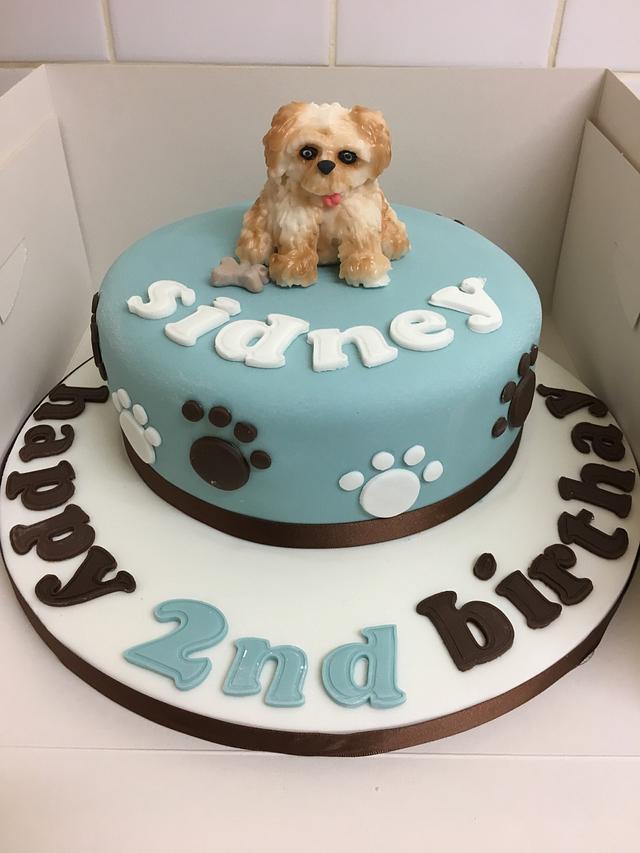 Doggie cake - Decorated Cake by Adelicious_cake - CakesDecor