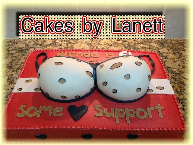 Bra Cake - Cake by lanett - CakesDecor