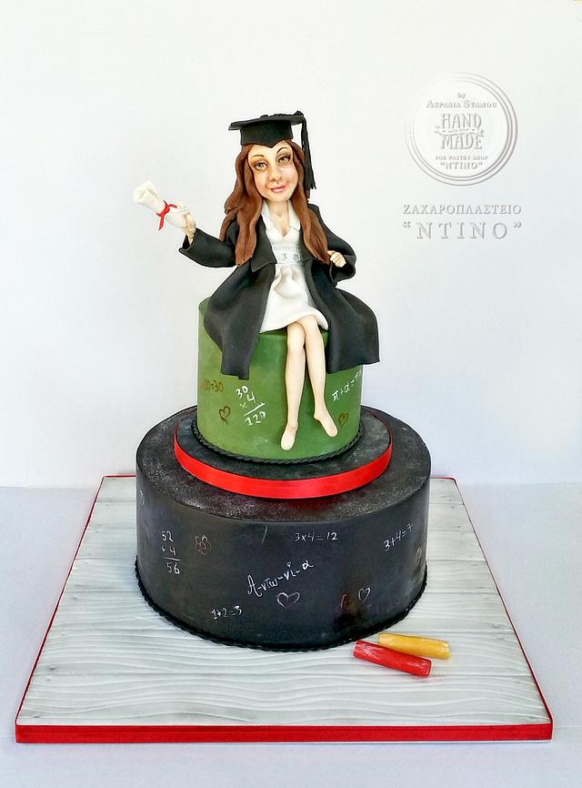 "Teacher Graduation Cake " - Cake by Aspasia Stamou - CakesDecor