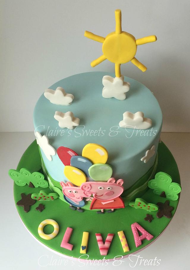 A Peppa Pig Birthday - Cake by clairessweets - CakesDecor