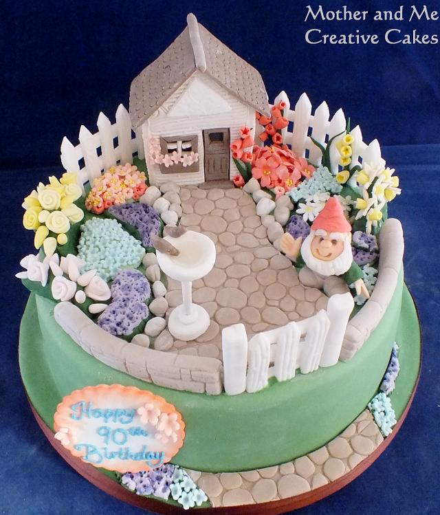 Cottage Garden Cake - Cake by Mother and Me Creative - CakesDecor