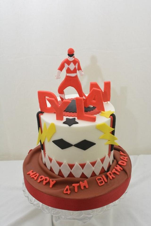 Power Ranger Cake - Decorated Cake by Sugarpixy - CakesDecor